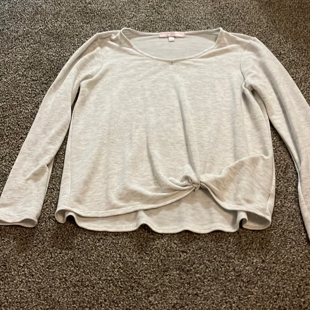 Kids long sleeve grey too from the buckle (kids)